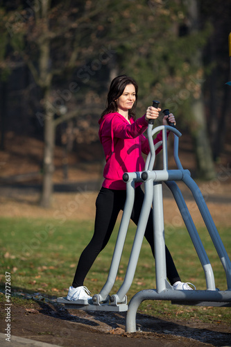 Woman exercising outdoor