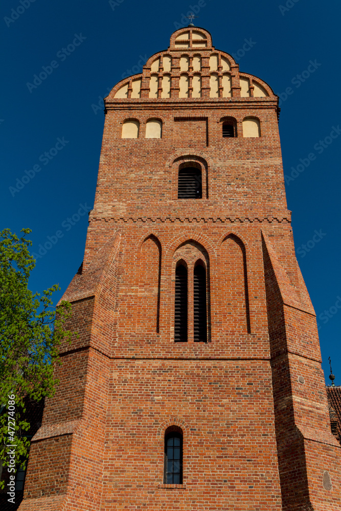 Obraz premium Gothic style architecture of the St. Mary's Church (The Church o
