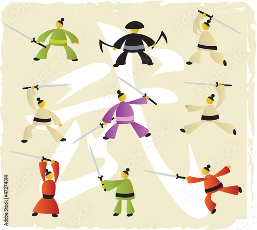 Martial arts icons