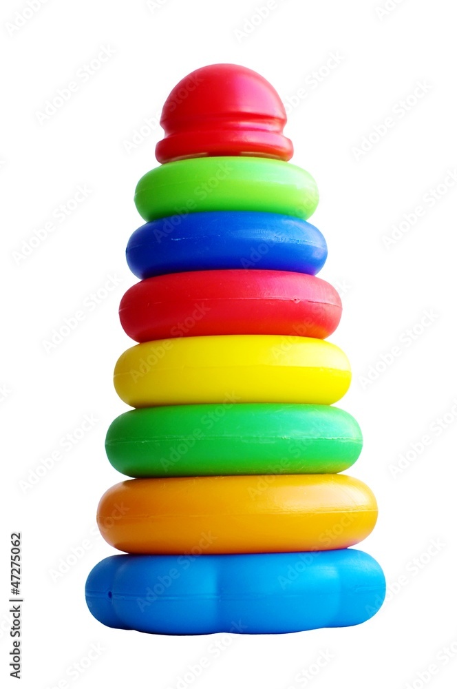 Children's toy on a white background Children's toy on a white background