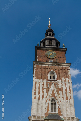 Town hall tower on main square of Krakow © Andrei Starostin