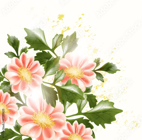 flower vintage pattern