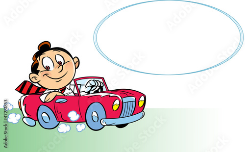 behind the wheel