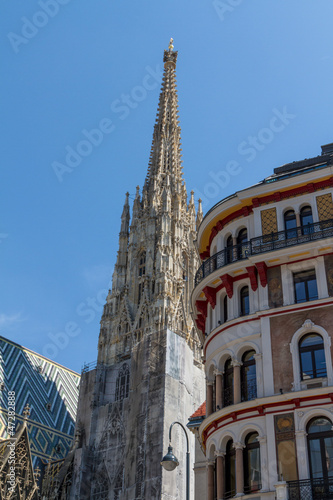St. Stephan cathedral in center of Vienna, Austria © Andrei Starostin