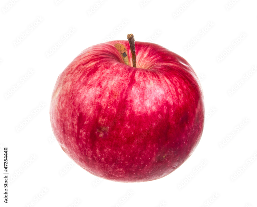 Red apple isolated on white background Red apple isolated on white background