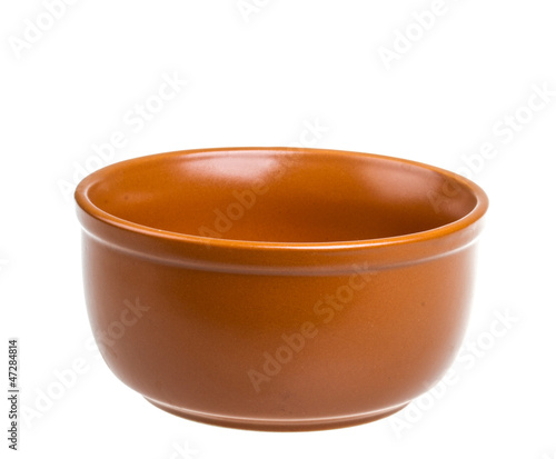 empty bowl isolated on white