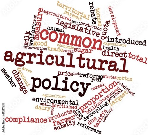 Word cloud for Common Agricultural Policy