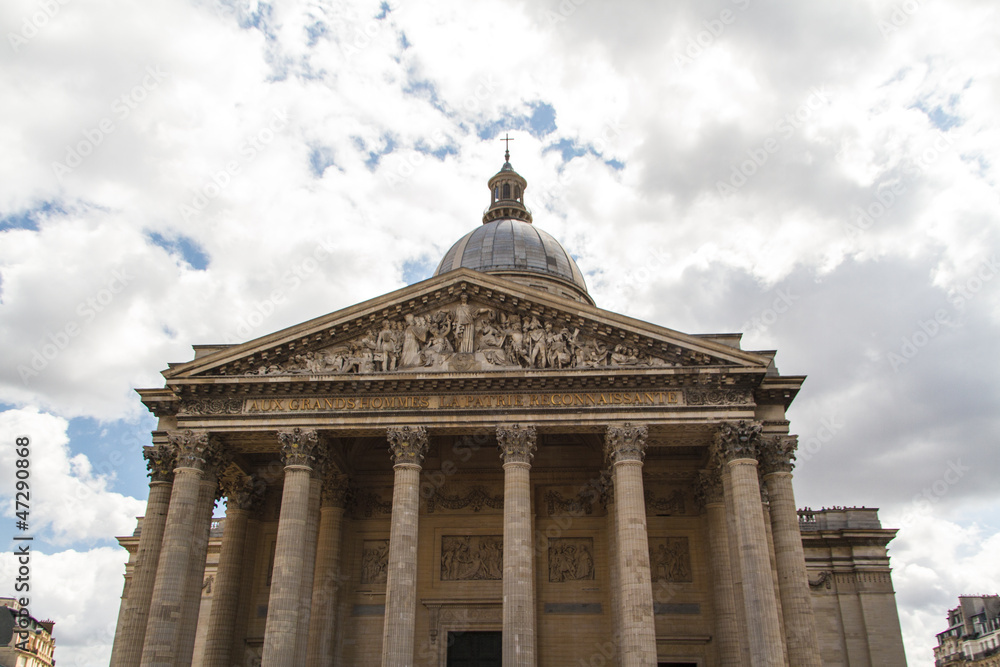 The Pantheon building in Paris