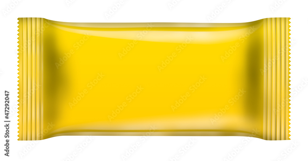 Yellow chocolate bar