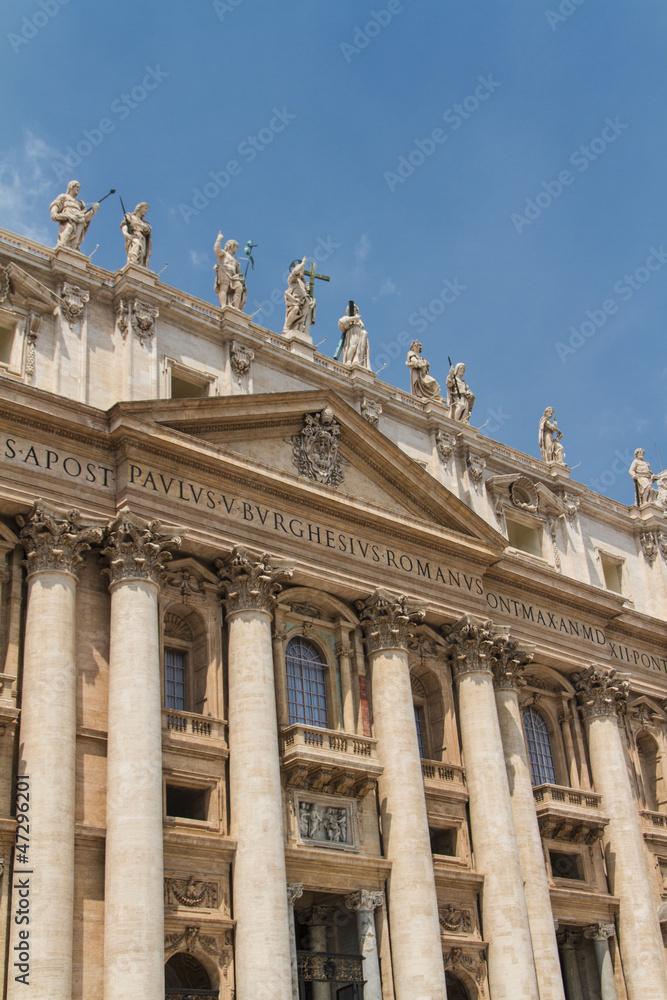 Fototapeta premium Basilica di San Pietro, Rome Italy