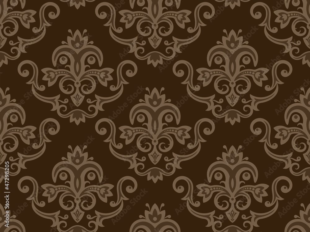 Seamless wallpaper. Vintage pattern wallpaper.