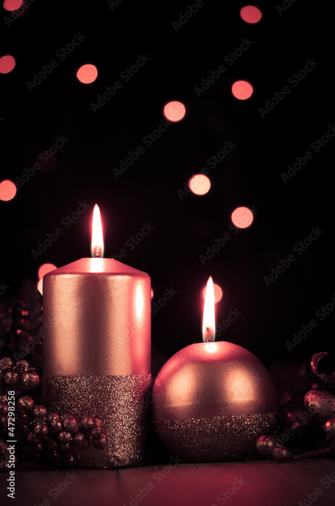 Christmas candles Christmas candles