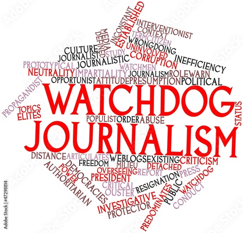Word cloud for Watchdog journalism
