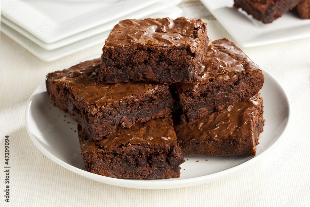 Fresh Homemade Chocolate Brownie Fresh Homemade Chocolate Brownie