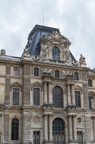 PARIS - JUNE 7: Louvre building on June 7, 2012 in Louvre Museum © Andrei Starostin