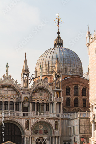 Saint Marks Basilica, Cathedral, Church Statues Mosaics Details