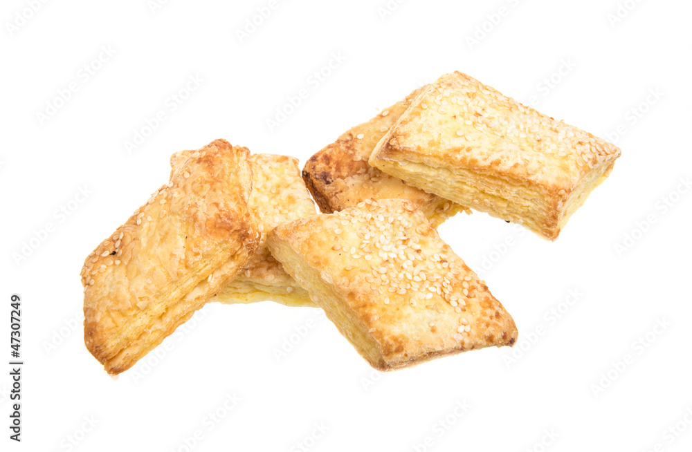sweet cookies isolated on a white background sweet cookies isolated on a white background