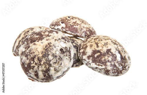 cookies isolated on white background photo