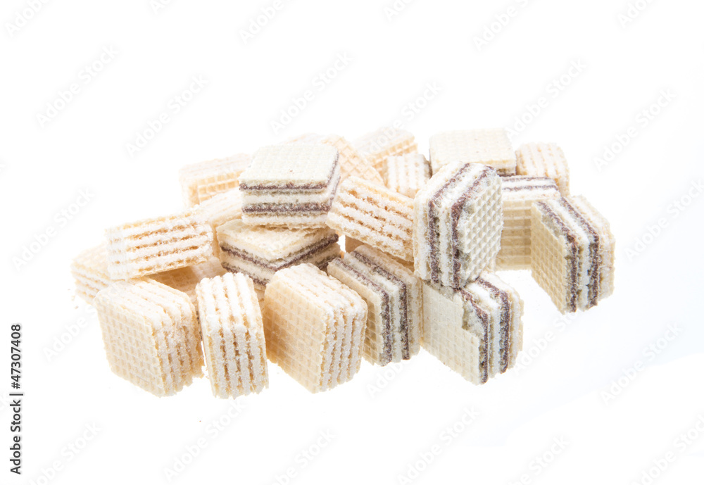 Heap of delicious cookies isolated on white background Heap of delicious cookies isolated on white background