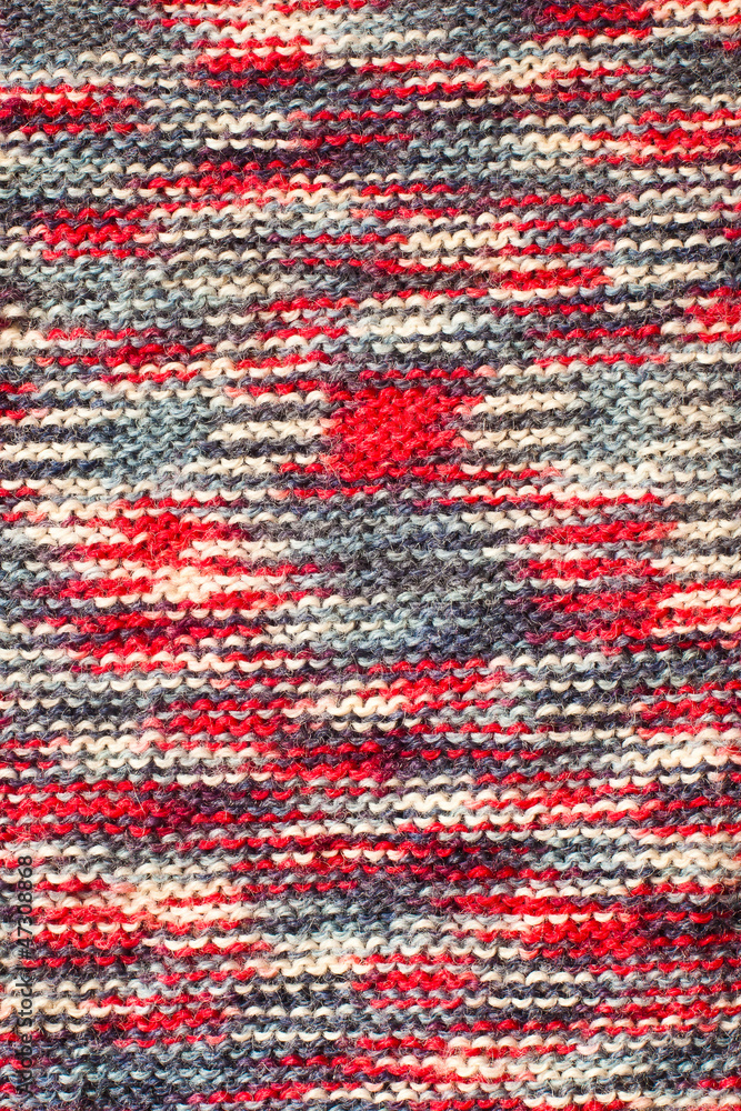 Variegated knit texture
