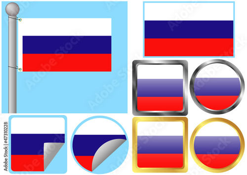 Flag Set Russia Free Download Flag Set Russia - GFXLoad