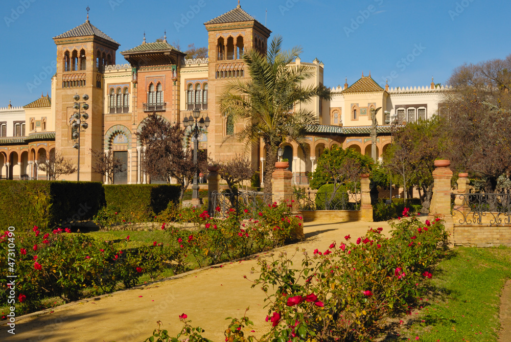 Mudejar pavilion in a Seville park