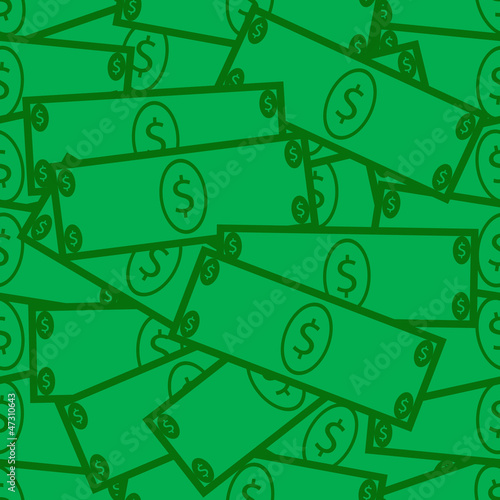 Seamless Dollar Bill Background