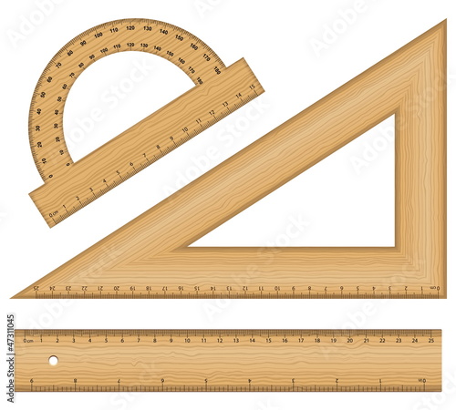 wooden ruler instruments