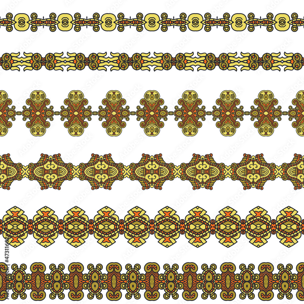 Fototapeta premium Ornamental seamless pattern