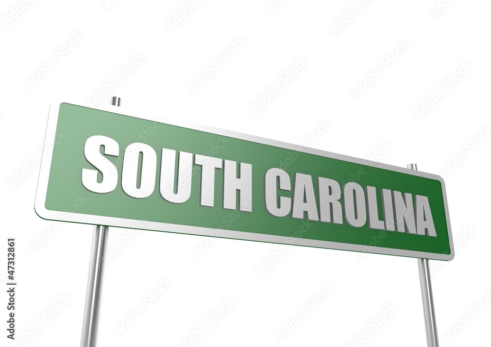South Carolina sign board