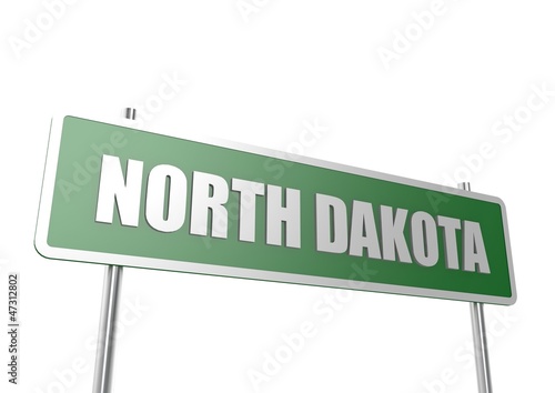 North Dakota sign board © tang90246