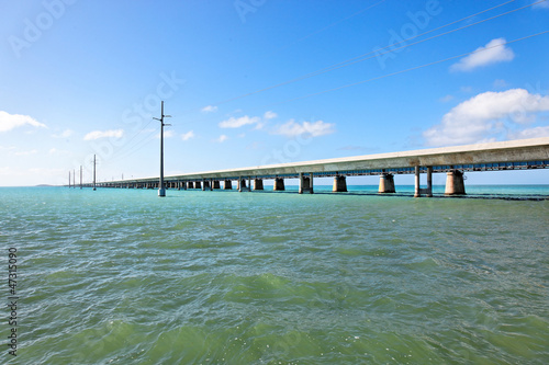 Seven Mile Bridge  Florida Keys  Florida  USA