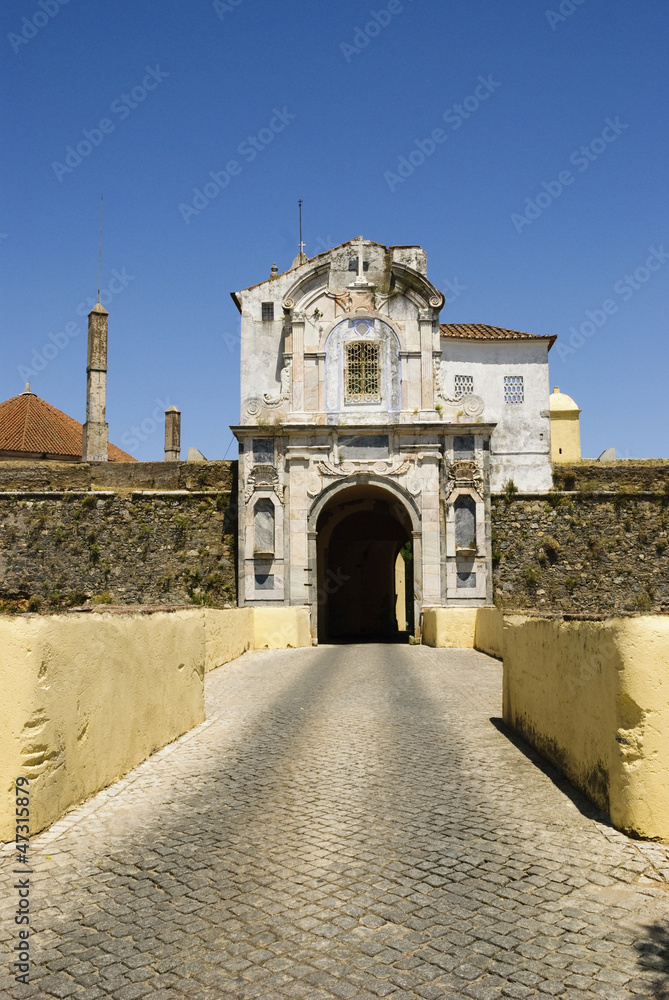 Entrance to Elvas city, Portugal