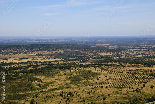 Dry landscape of Alentejo, Portugal