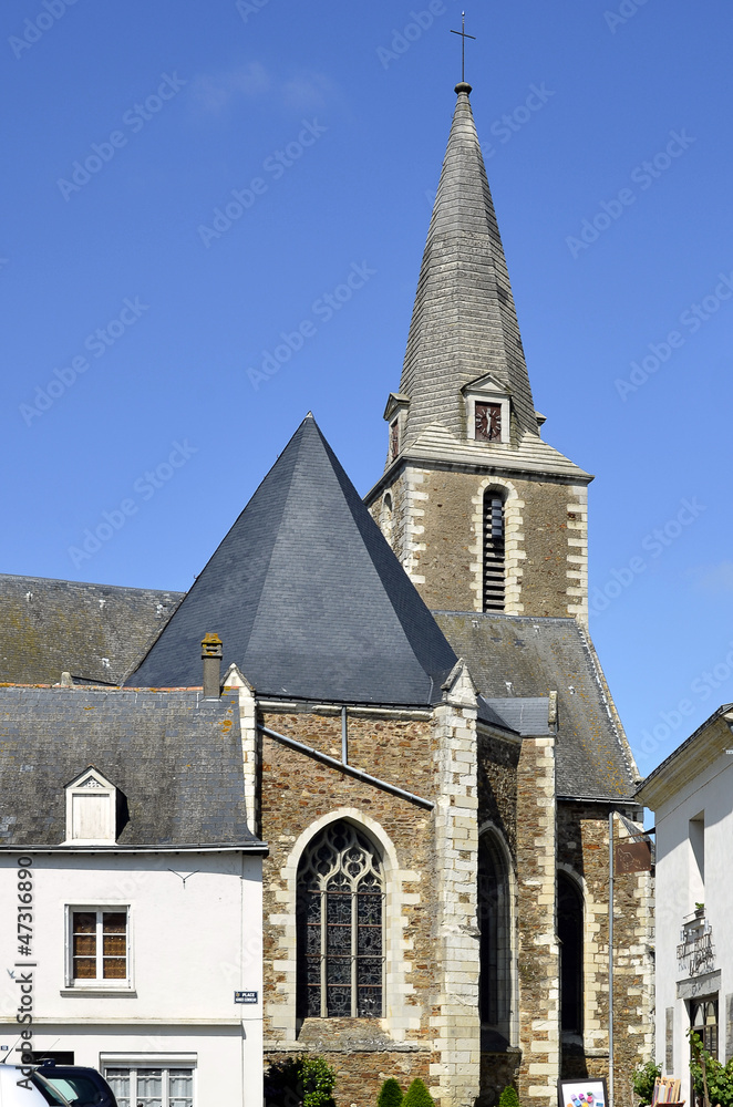 Church of Brissac-Quincé in France