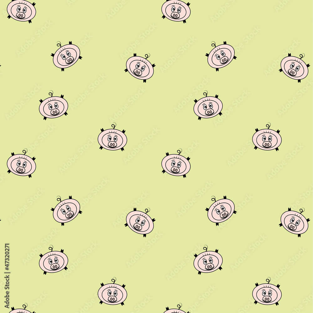 vector illustration of funny, pink flying pigs vector illustration of funny, pink flying pigs