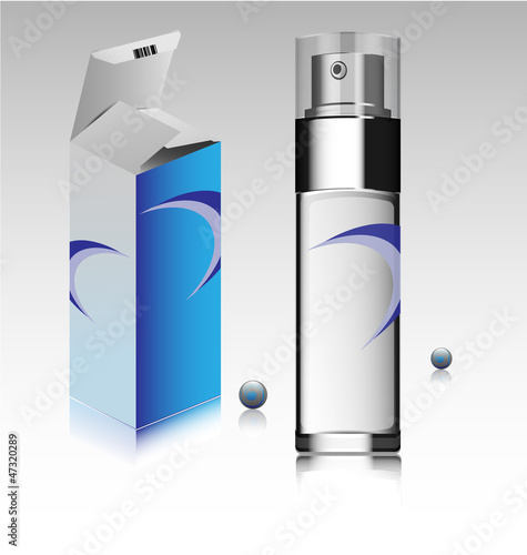 Fragrance bottle and box design