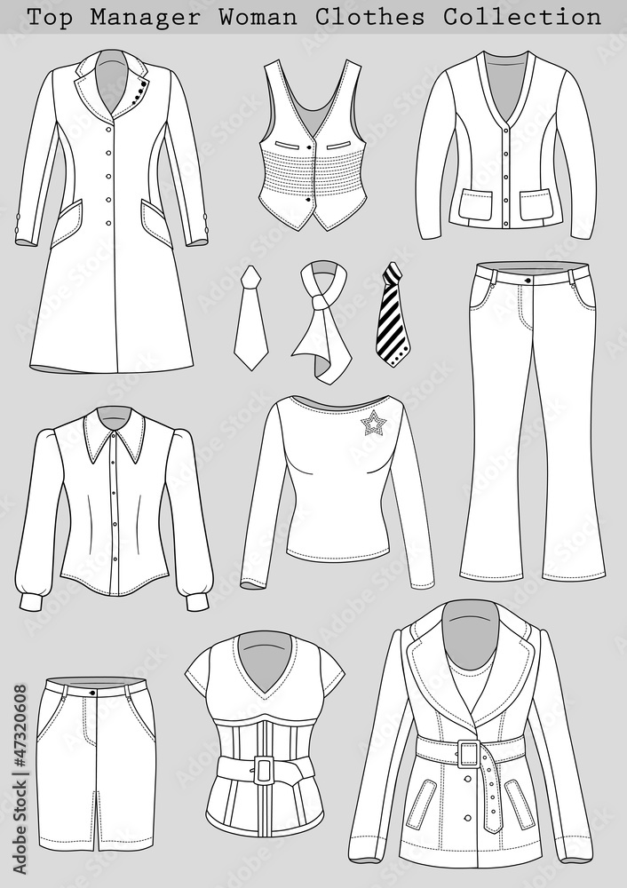 Top manager woman clothes collection Top manager woman clothes collection