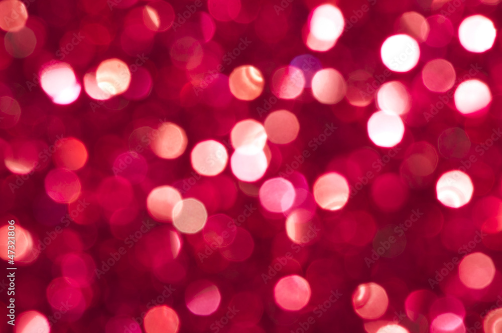 Holiday shiny red blurry lights Holiday shiny red blurry lights