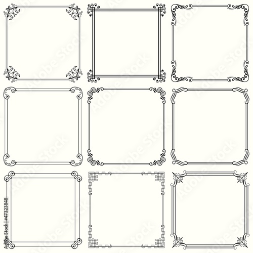 Decorative frames (set 28)