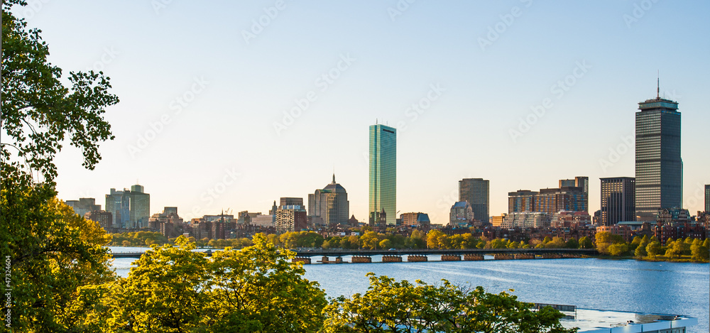 Back Bay and Charles River Afternoon