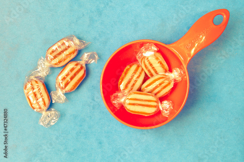 Canvas Print Humbug sweets