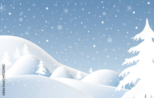 Blue Christmas background