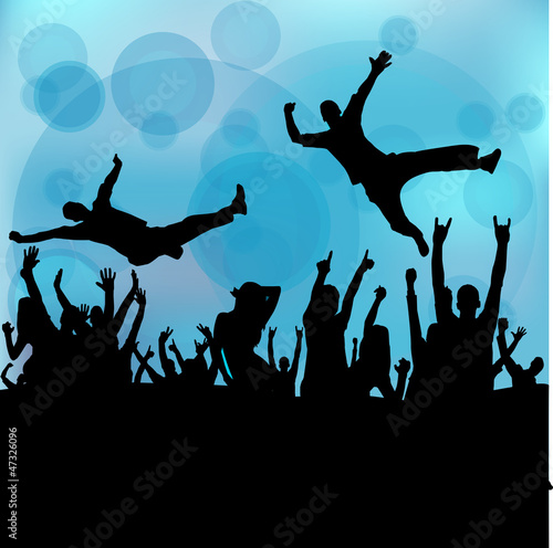 People Dancing Vector