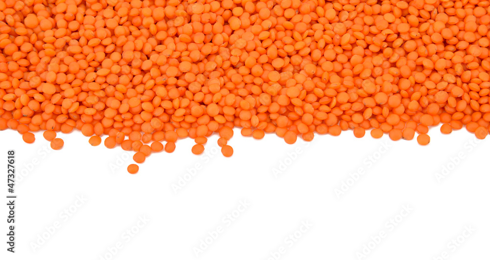Red lentils with space for your text Red lentils with space for your text