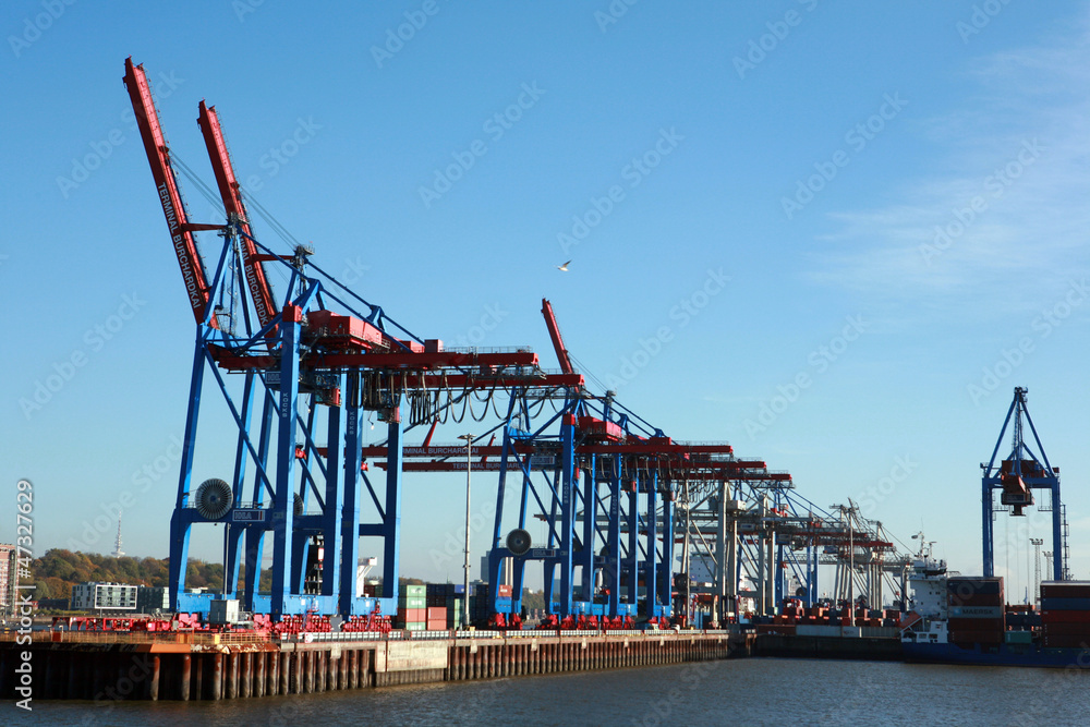 Containerterminal Hafen Hamburg