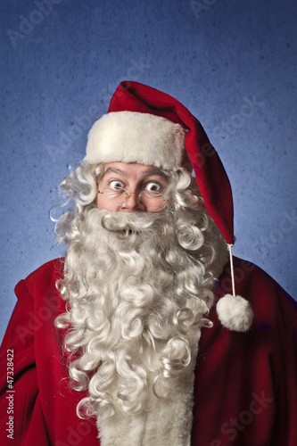 Astonished Santa Claus