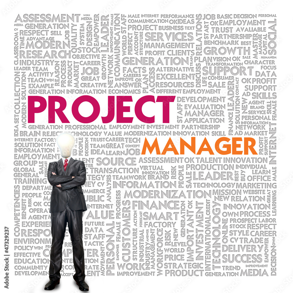 Business word cloud for business and finance concept, Project Ma Business word cloud for business and finance concept, Project Ma
