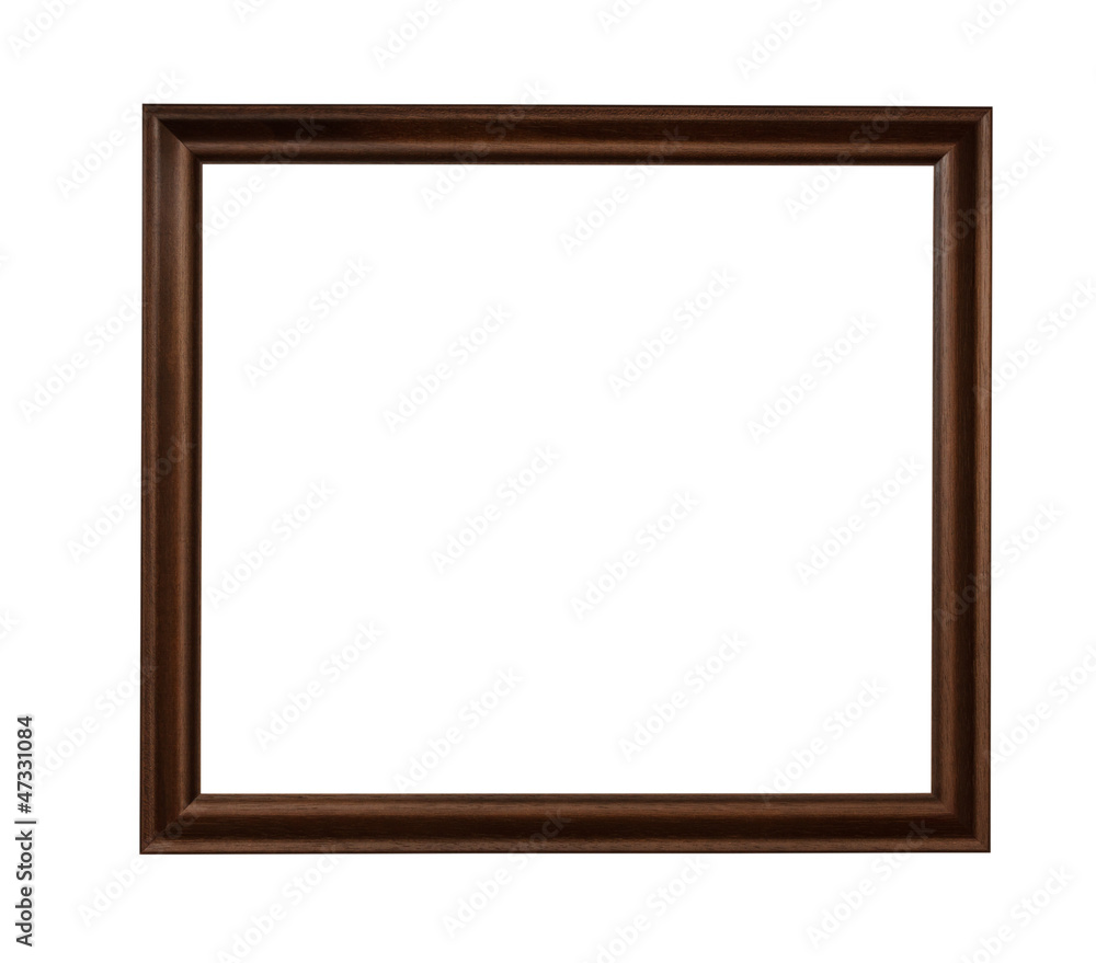 Wooden rectangle picture frame