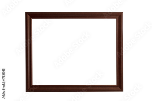 Wooden rectangle picture frame
